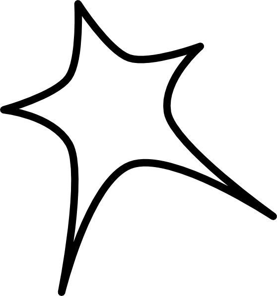 Transparent Background Star Clipart (558x597)