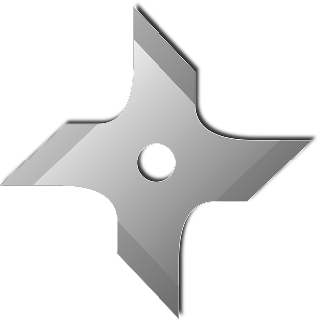 Ninja Star Clip Art - Shuriken Clipart (640x640)