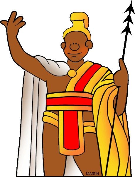 Famous People From Hawaii - King Kamehameha Clipart (487x648)