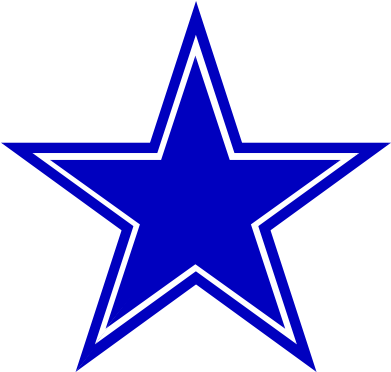 Blue Star Clip Art At Clkercom Vector Online Royalty - Blue Star Sports Team (600x371)