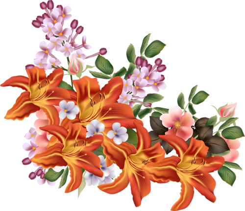 1 - Tubes Fleurs (500x431)