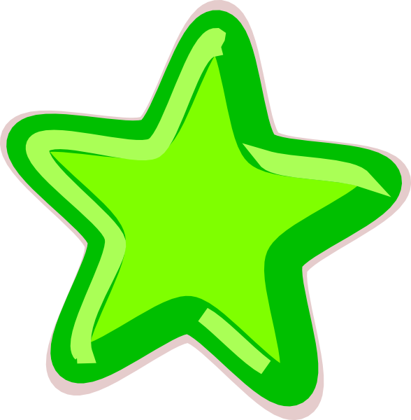 Greenstar-hi - Green Star Clipart (588x600)