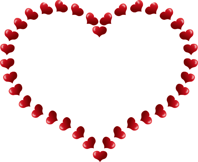 Red, Small, Outline, Star, Cartoon, Shapes, Heart, - Heart Outline Transparent (640x524)