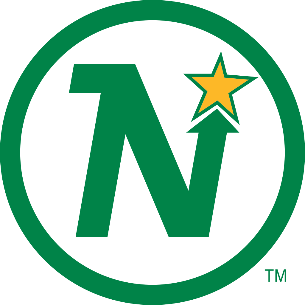 Green To Black - Minnesota North Stars Logo (1024x1024)