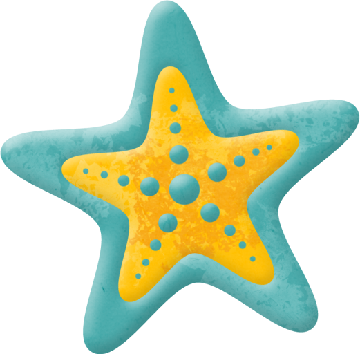 Ljd Wos Starfish Blue - Starfish Clipart (521x512)
