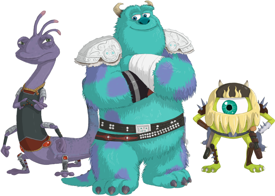 Monsters Inc Vs Fist Of The North Star By Prinzeburnzo - Monsters, Inc. (1024x717)