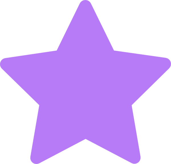 Light Blue Star Light Blue Clip Art - Star Clip Art Purple (600x573)