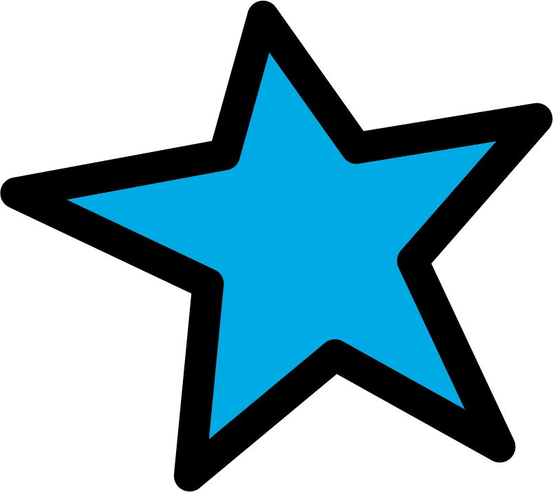 2019 Outlined Star Blue - 2019 Outlined Star Blue (804x715)