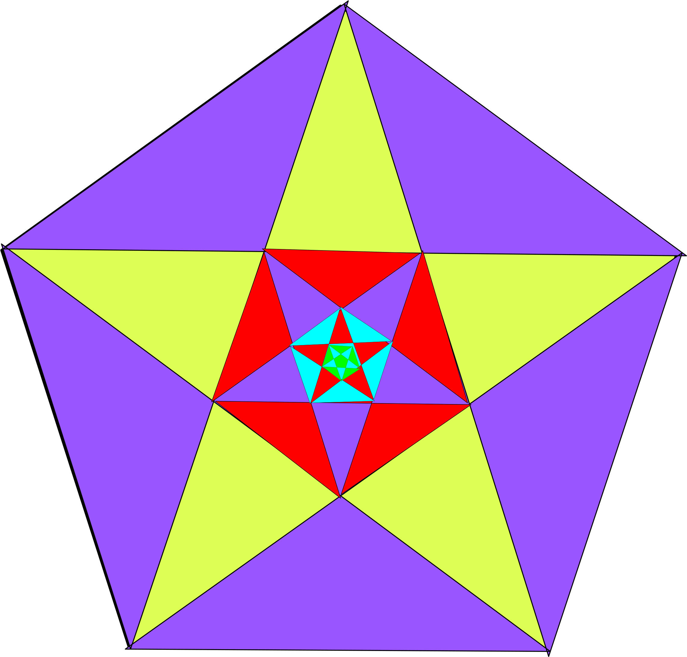 Pentagon Clip Art Stars Cliparts - Pentagons (2400x2299)
