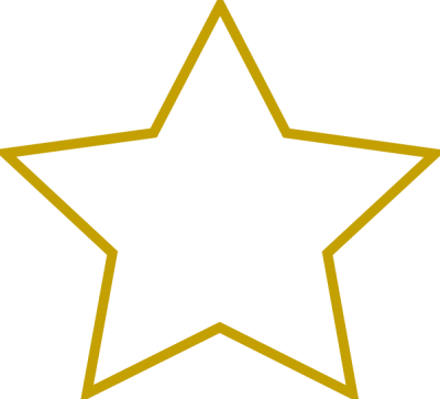 Star Shape Clip Art At Clker Com Vector Clip Art Online - Large Star Template Printable (400x363)