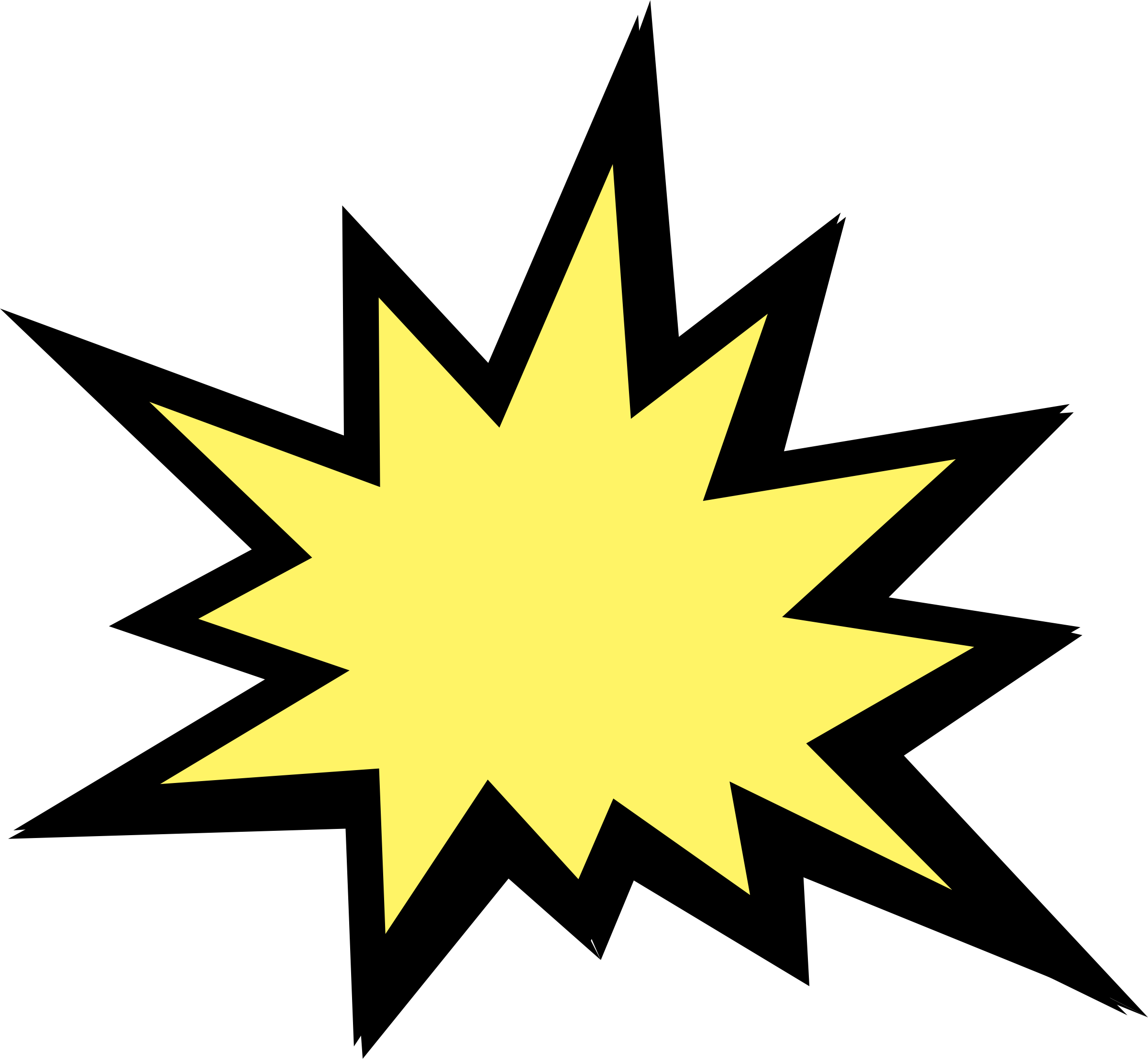 Explosion Clip Art At Clker - Explosion Clipart (2400x2214)