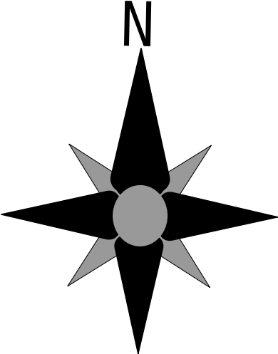 Free Compass Rose - North Clipart (958x1355)