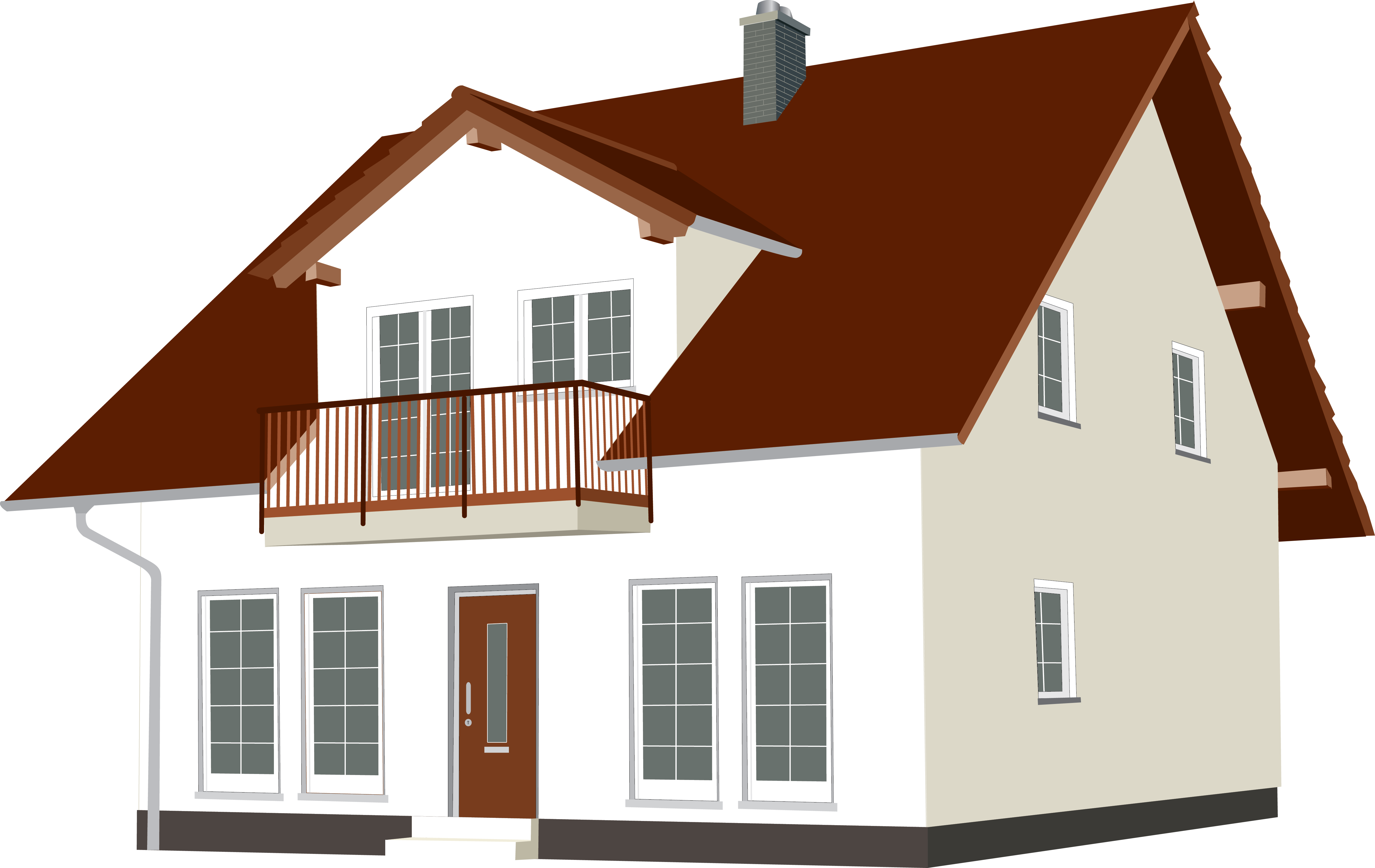 House Png Clip Art - House Clip Art (5261x3323)