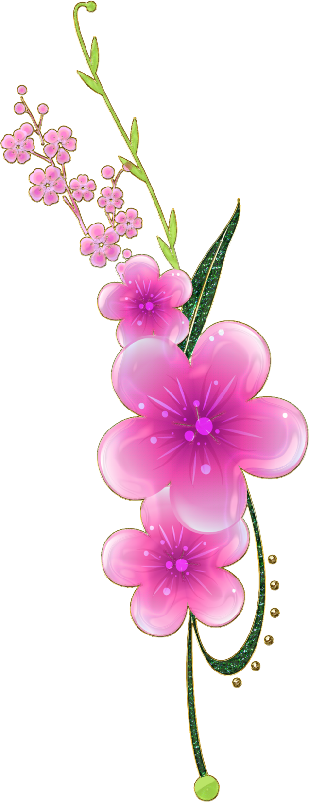 Flowers Png - Flor De Melissa Desenho (900x1779)