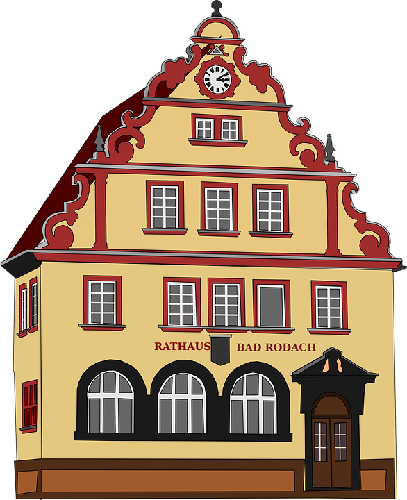Row Of Houses Clipart 10, - Bad Rodach (586x720)