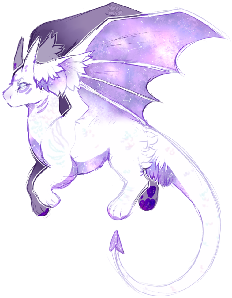 Nebula Dragon Auction [open] By Stellamei - Dragon (777x1028)