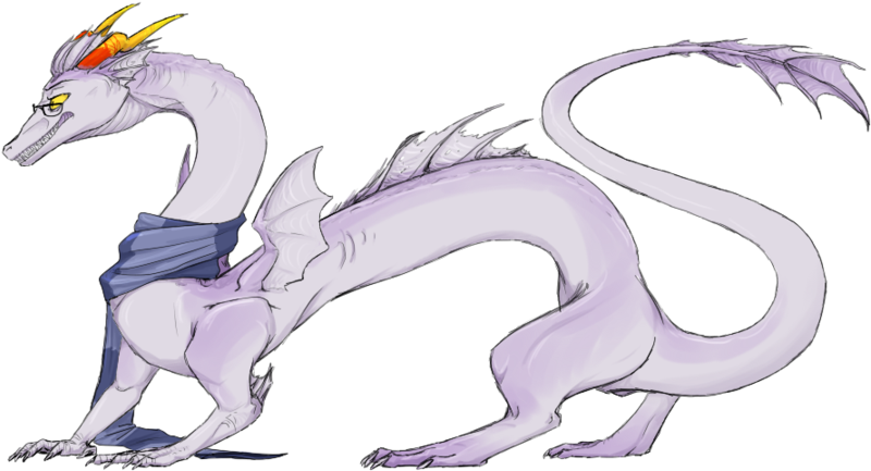 Inkyness 19 17 Mspa Knucker By Cheetahtrout - Knucker Dragon (900x450)