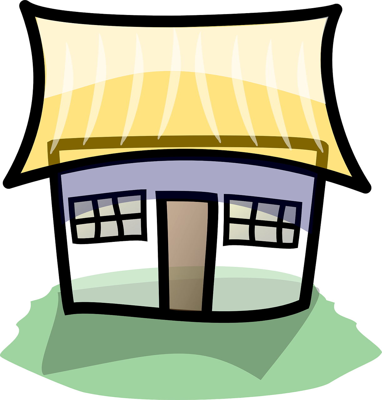 Shelter House Clip Art - Shelter House Clip Art (1222x1280)