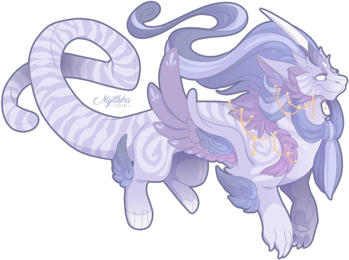 Silkmane Dragon Adopt Sold By Mythka - Cartoon (800x552)