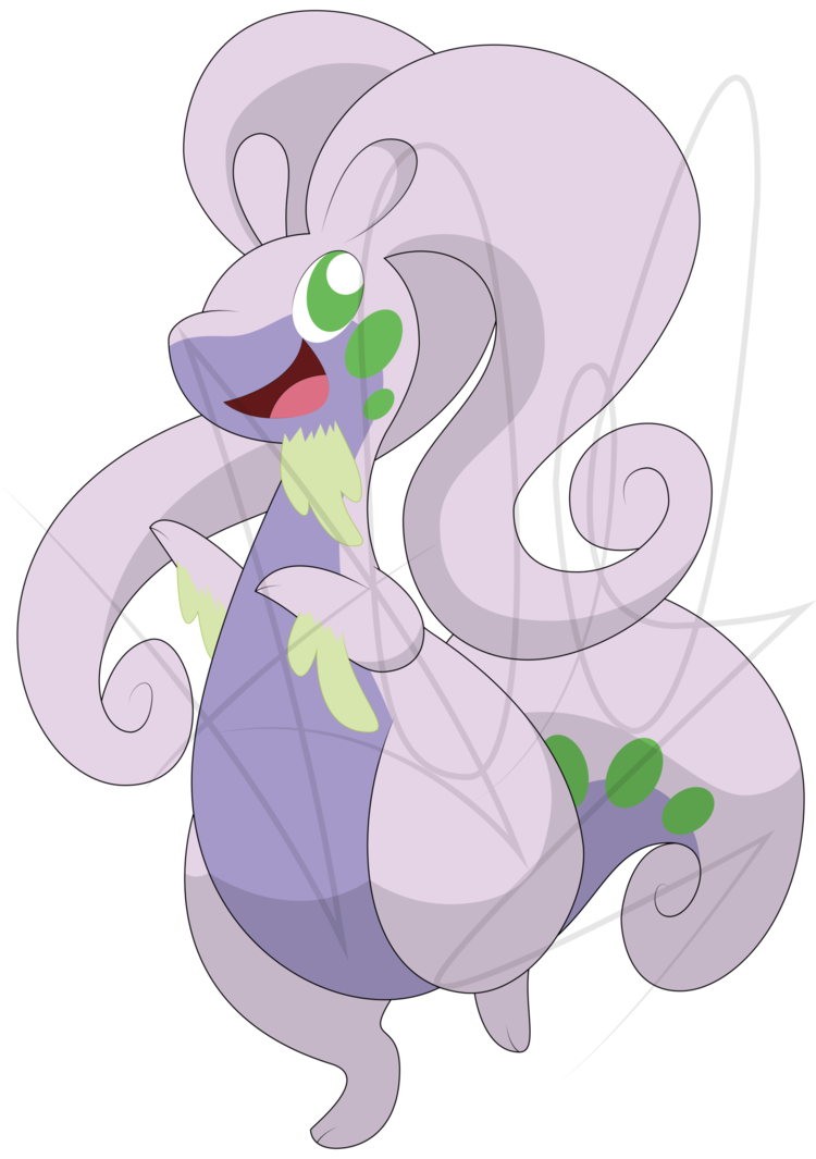 Happy Slimy Dragon By Natusoulsilver - Cartoon (750x1065)