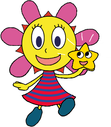 Sunny Funny With Her Golden Star Artwork By Mamonfighter761 - Emotion (500x504)