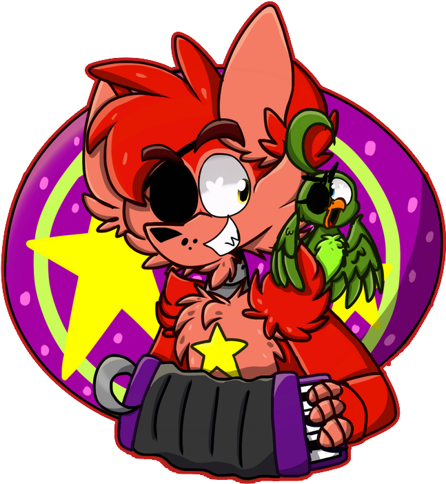 Rockstar Foxy [fnaf] By Pegasisvixen7950 - Rockstar Foxy Icon (757x768)