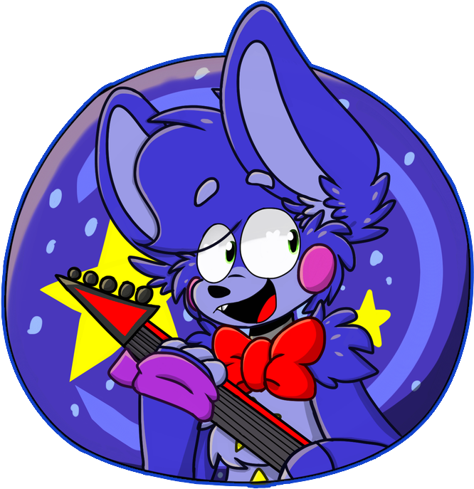 Rockstar Bonnie [fnaf] By Pegasusvixen7950 - Rockstar Bonnie Fan Art (779x813)