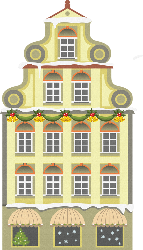 X-mas Houses, Clipart Png - House (587x1024)