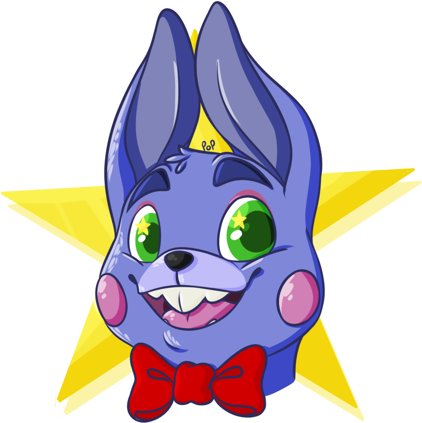 Rockstar By Snafuangel - Rockstar Bonnie Fnaf Art (893x890)