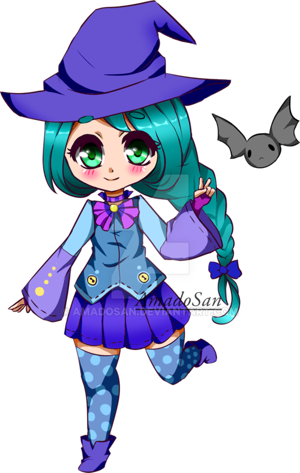 Witch Oc By Amadosan - Witchcraft (600x946)