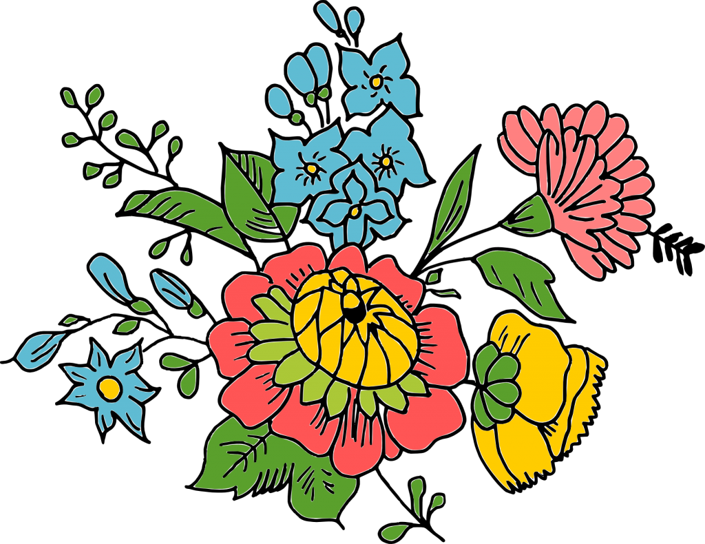 1060 × 965 Px - Flowers Drawing Png (1024x790)