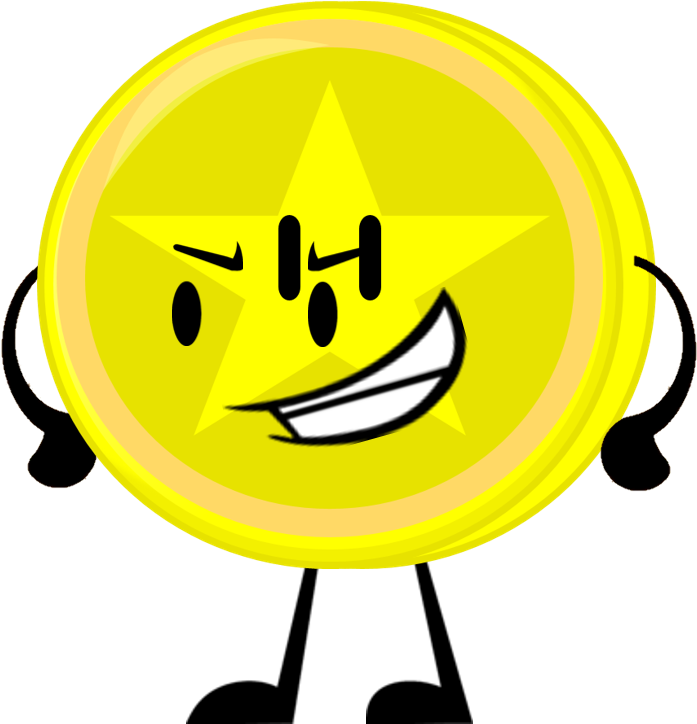 Golden Star Coin Pose - Article Insanity Cashy (724x723)