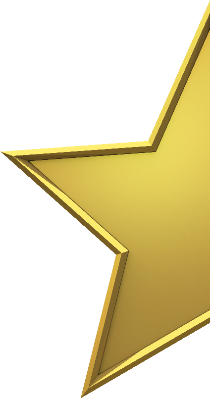 Gold Star - Half A Gold Star (845x882)