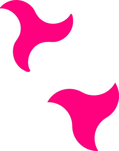 Pink Ninja Stars Clip Art At Clkercom Vector - Pink Ninja Stars (468x595)