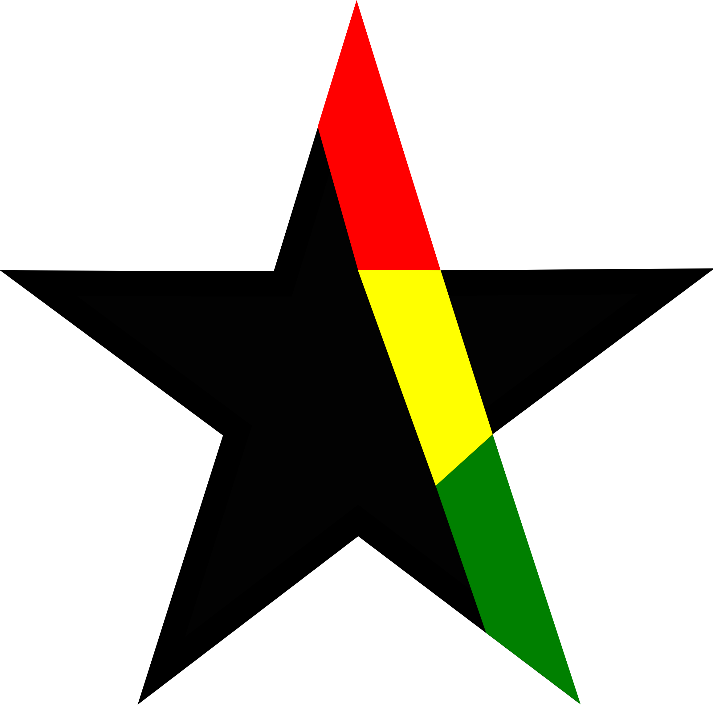 Winsome Black Star Clip Art Medium Size - Les Black Star Du Ghana (2314x2287)