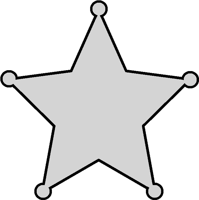 Western Star Clip Art - Clip Art (682x693)
