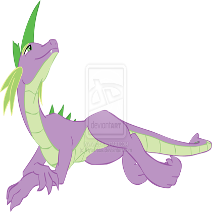 Grown Up Spike Mlp Rp Morph - Illustration (420x420)