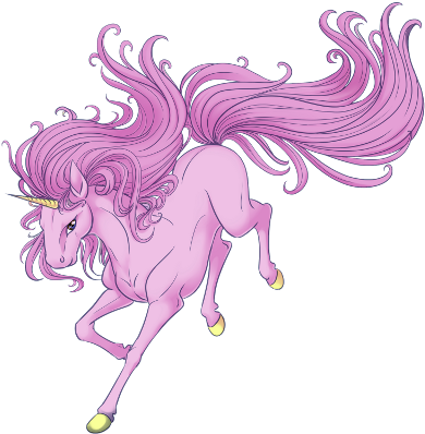 Ideal Pink Cartoon Unicorn Image Pink Unicorn Celestial - Pink And Purple Unicorn Png (400x400)