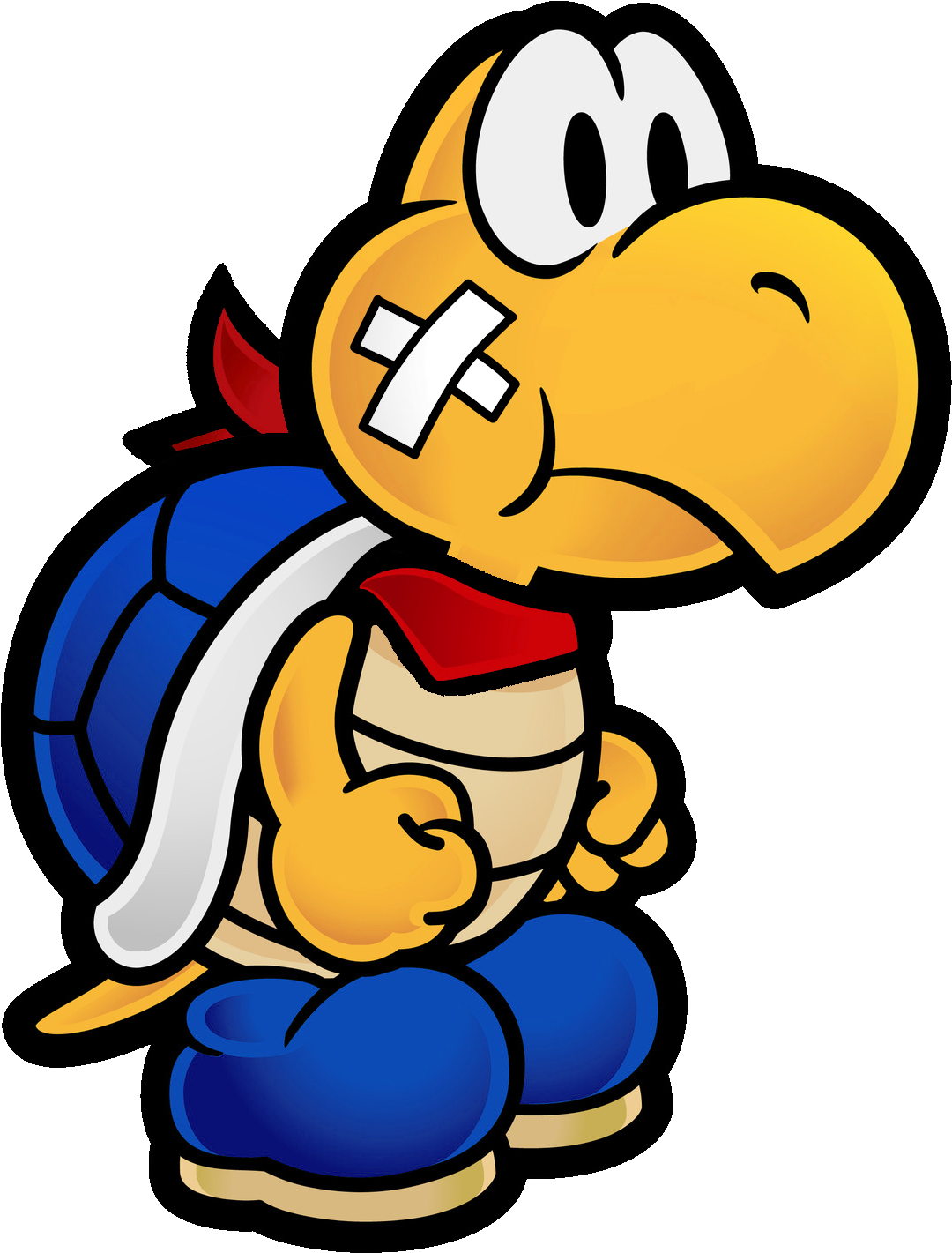 Paper Mario Koopa - Prehistoric Koopa (1280x1592)