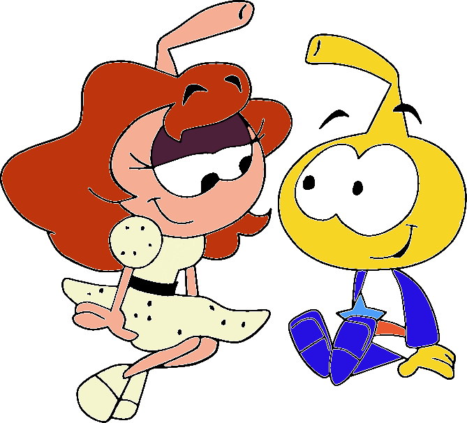 Samantha And Allstar On A Transparent Background By - Cartoon (669x606)