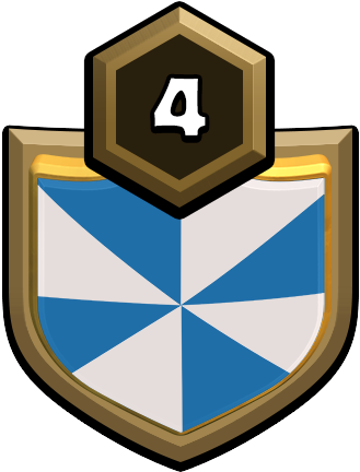 ☆all Star Clan☆ - Coc Clan Level 4 Badge (512x512)
