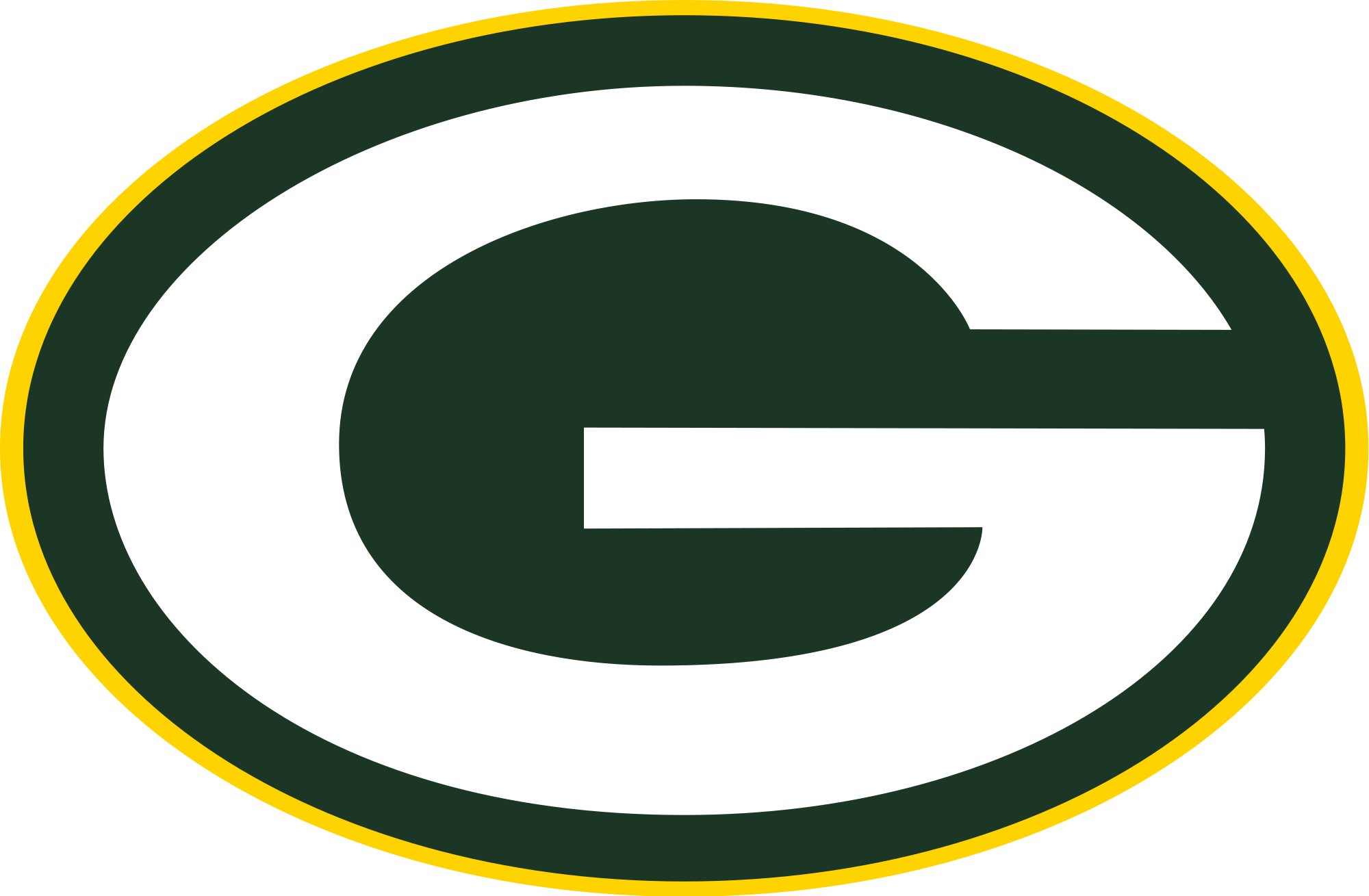 Green Bay Packers Png Logo (2000x1309)