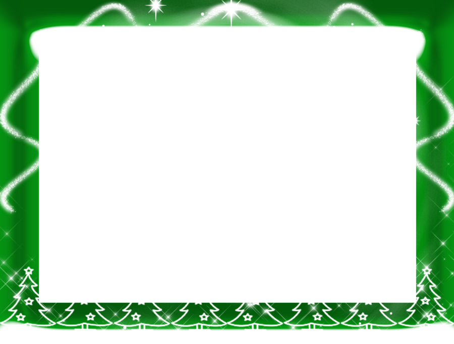 Green Frame Free Png Image - Christmas Green Frame Transparent (900x682)