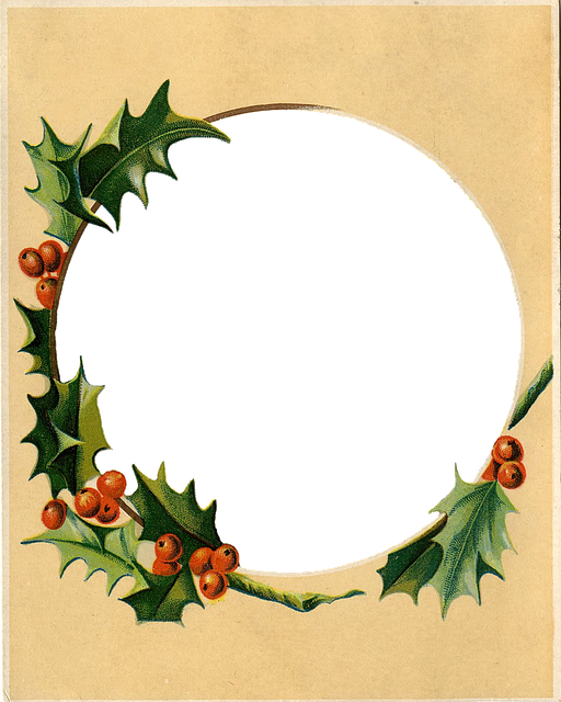 Vintage, Antique, Frame, Christmas, Xmas, Holidays - Christmas Border Ideas (512x640)