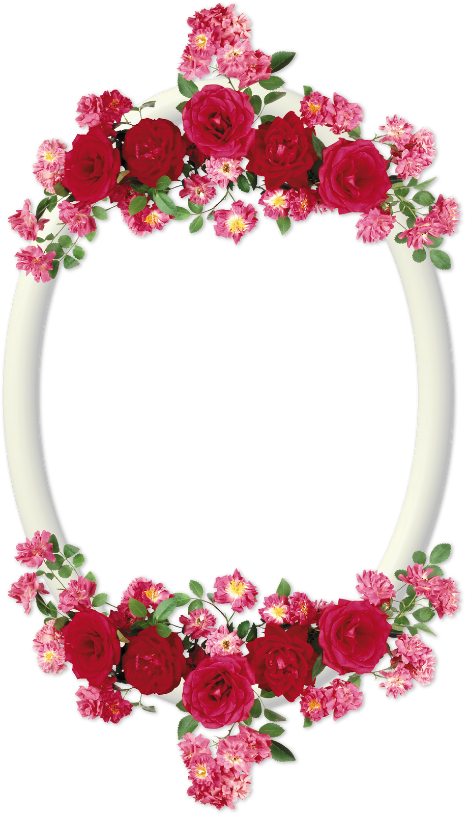 Marcos Para Fotos Png De Flores - Marcos Para Fotos Con Flores Hermosas (916x1600)