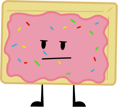 Pop Tart Clipart Inanimate - Battle For Dream Island Pink (390x353)