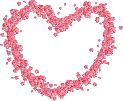 Corazón De Flores Rojas - Photograph (500x411)