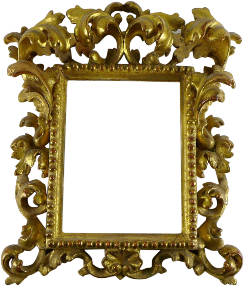 Antique Italian Gilt Carved Wood Rococo Frame Sold - Rococo Frames (956x956)