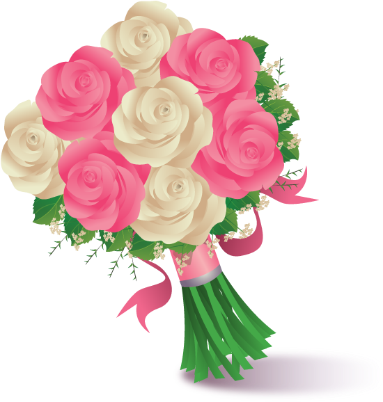 Flower Bouquet Drawing Clip Art - Buque De Noiva Vetor (800x800)