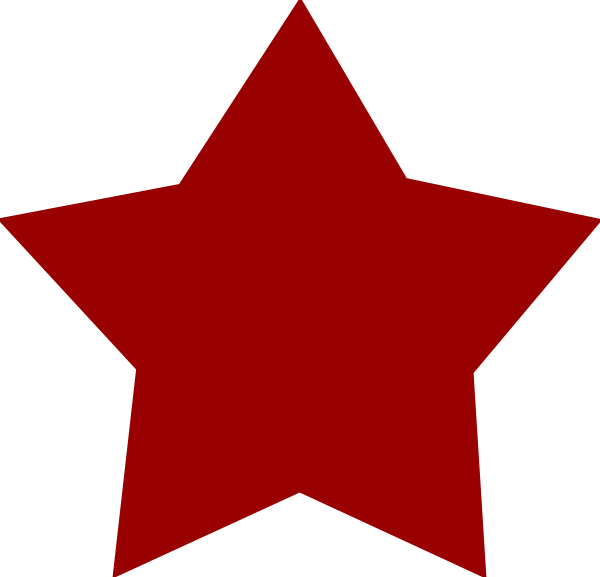 Red Star Clip Art At Clipart Library - Red Star Clip Art (600x577)